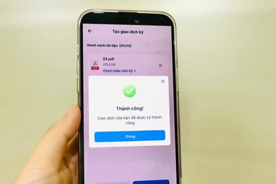 Chữ ký số góp phần bảo đảm xác thực an toàn giao dịch tài chính, ngân hàng