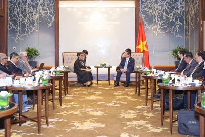 Quang cảnh buổi tiếp.