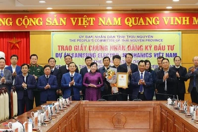 Đến nay Thái Nguyên thu hút vốn FDI đạt hơn 10,5 tỷ đồng, là điểm đến của nhiều nhà đầu tư lớn.