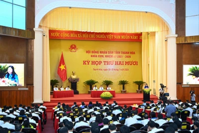 Kỳ họp thứ 20, Hội đồng nhân dân tỉnh Thanh Hóa diễn ra từ ngày 8-10/7 sẽ quyết nghị nhiều nội dung quan trọng nhằm đánh giá những kết quả trong thực hiện nhiệm vụ 6 tháng đầu năm, đề ra những nhiệm vụ, giải pháp tạo điều kiện để phát triển kinh tế-xã hội 6 tháng cuối năm 2024 và những năm tiếp theo.