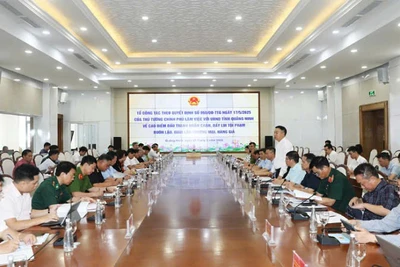 Quang cảnh buổi làm việc.