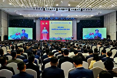 Quang cảnh Hội nghị người lao động TKV năm 2025.