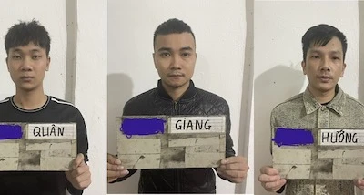 Các đối tượng sử dụng trái phép chất ma túy bị Công an thành phố Móng Cái tạm giữ hình sự.