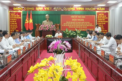 Tỉnh ủy Trà Vinh tổ chức hội nghị tổng kết thực hiện Nghị quyết số 18-NQ/TW ngày 25/10/2017 của Ban Chấp hành Trung ương Đảng khóa XII.