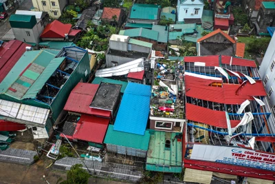 [Ảnh] Sức tàn phá của bão số 3 tại Quảng Ninh từ góc nhìn trên cao