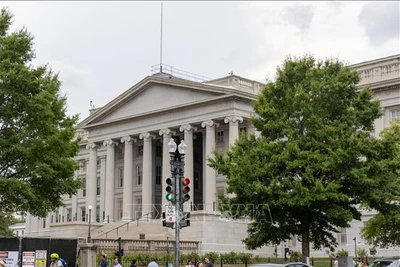Trụ sở Bộ Tài chính Mỹ ở Washington, D.C. Ảnh: THX/TTXVN