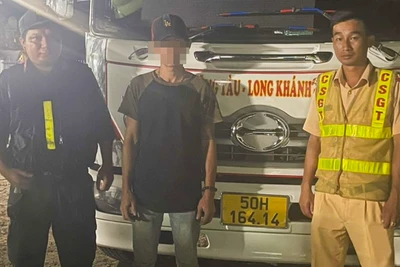 Một lái xe dương tính với chất ma túy.