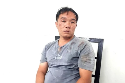 Đối tượng D.H.T sinh năm 1987, trú thành phố Vũng Tàu đang bị tạm giữ tại cơ quan công an.