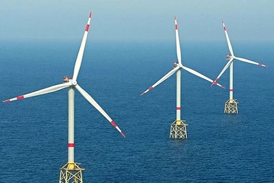 Điện gió. Ảnh: HOÀNG ANH