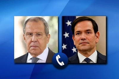Ngoại trưởng Mỹ Marco Rubio điện đàm với Ngoại trưởng Nga Sergei Lavrov.