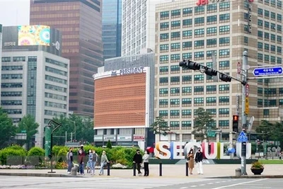 Thành phố Seoul, Hàn Quốc. Ảnh: THX/TTXVN