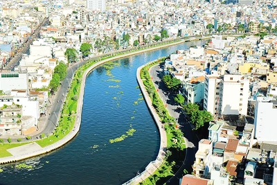 Một góc đô thị trung tâm Thành phố Hồ Chí Minh. (Ảnh: CTV)