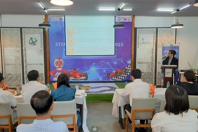 Quang cảnh lễ phát động cuộc thi STEM Robot Challenge lần thứ 7.