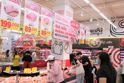 Thịt lợn là mặt hàng không thể thiếu trong dịp Tết cổ truyền.