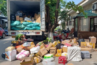 Số hàng hóa được phát hiện sáng ngày 17/3.