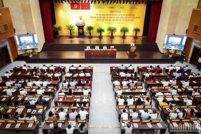 Quang cảnh Hội nghị “Tiếp tục thực hiện Chỉ thị số 11-CT/TW của Bộ Chính trị, tích cực đổi mới, nâng cao năng lực định hướng, hiệu quả tuyên truyền gắn với việc mua, đọc, làm theo báo, tạp chí của Đảng”.