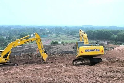 Cào bóc hữu cơ cao tốc bắc-nam giai đoạn II đoạn qua Hà Tĩnh.