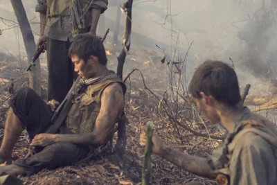 Cảnh trong phim “Địa đạo – Mặt trời trong bóng tối”. (Ảnh: Galaxy Studio)