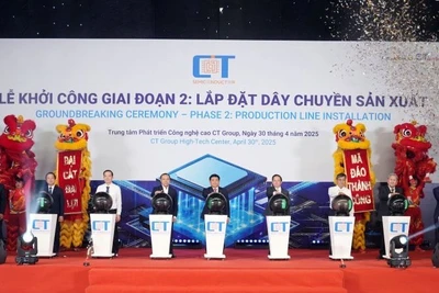 Lễ khởi công Nhà máy bán dẫn CT Semiconductor.