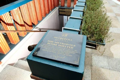 Hầm tránh bom tại khách sạn Metropole. (Ảnh: Khách sạn Metropole).