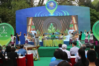 Chương trình nghệ thuật giới thiệu những nét văn hóa độc đáo của Phú Yên.