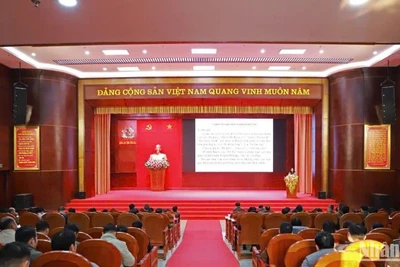 Quang cảnh Hội nghị tập huấn công tác nhân quyền năm 2024 tại Yên Bái. (Ảnh: Ban tổ chức)
