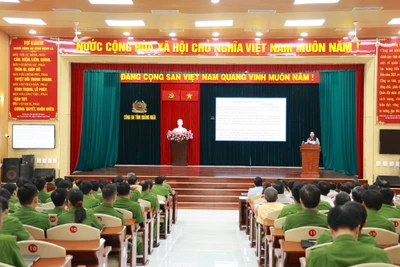 Hội nghị tập huấn công tác nhân quyền tỉnh Quảng Ngãi năm 2024. (Ảnh: BTC)