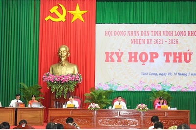 Vĩnh Long khai mạc kỳ họp lần thứ 8, Hội đồng nhân dân tỉnh khóa 10, nhiệm kỳ 2021-2026. 