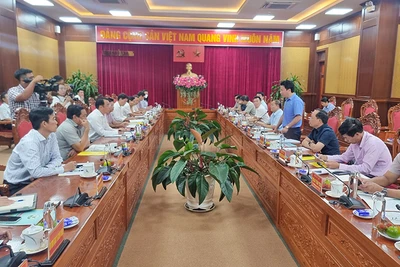 Quang cảnh buổi làm việc.