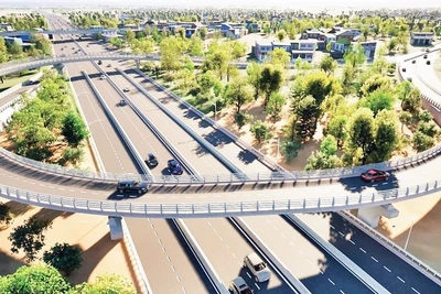 Quy mô giải phóng mặt bằng dự án cao tốc Thành phố Hồ Chí Minh-Mộc Bài, đoạn đi qua địa bàn huyện Củ Chi có chiều dài khoảng 24,7km. (Ảnh: QUÝ HIỀN)