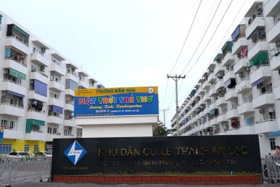 Một dự án nhà ở xã hội tại quận Bình Tân