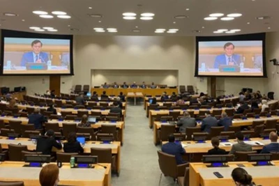 Thứ trưởng Hà Kim Ngọc phát biểu tại buổi thảo luận về "Chống phổ biến, năng lượng hạt nhân và biến đổi khí hậu".