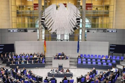 Toàn cảnh phiên họp Quốc hội Đức tại thủ đô Berlin. (Ảnh: THX/TTXVN)