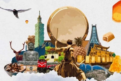 Ảnh giới thiệu chương trình giới thiệu, quảng bá văn hóa, du lịch Đài Loan tại Hà Nội. 