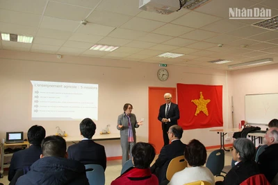 Lãnh đạo tỉnh Charente-Maritime và Trường Le Petit Chadignac của Pháp khẳng định sẵn sàng chia sẻ kinh nghiệm với Việt Nam trong công tác đào tạo nhân lực chất lượng cao cho ngành nông nghiệp.