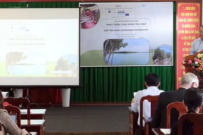Lễ khởi động dự án. (Ảnh: SNV)
