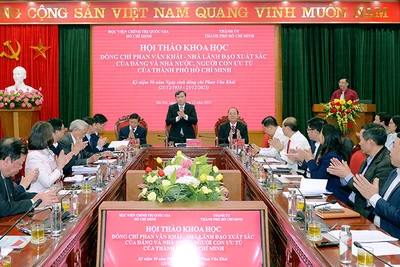 Quang cảnh hội thảo. (Ảnh: hcma.vn)