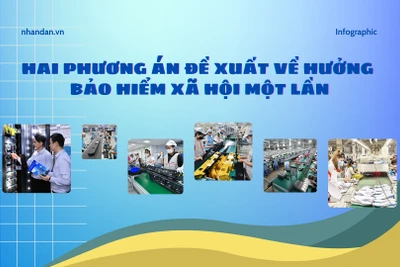 [Infographic] 2 phương án đề xuất về hưởng bảo hiểm xã hội một lần