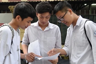 Thí sinh lớp 10 những năm học trước (Ảnh: THUỶ NGUYÊN)