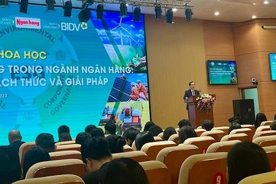 Hội thảo “Thực thi ESG trong ngành Ngân hàng: Cơ hội, thách thức và giải pháp”.