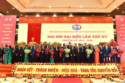 Đảng bộ BIDV tổ chức Đại hội đại biểu lần thứ XV, nhiệm kỳ 2025-2030. 