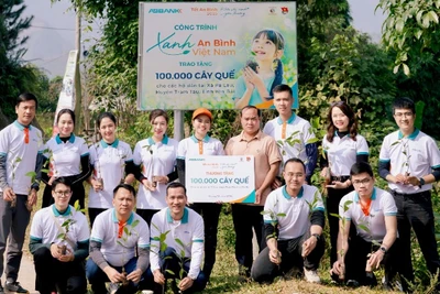 ABBANK gây quỹ thành công 100.000 cây quế.