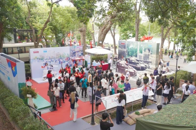 Toàn cảnh triển lãm tương tác.