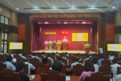 Quang cảnh buổi lễ.