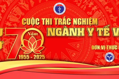 Gần 30.000 lượt dự thi tìm hiểu lịch sử 70 năm ngành y tế Việt Nam