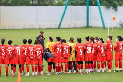 Đội tuyển nữ Việt Nam hướng đến các nhiệm vụ quan trọng trong năm 2023. (Ảnh: Minh Dân)