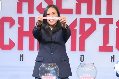 Lá phiếu bốc thăm của đội tuyển U16 Việt Nam.