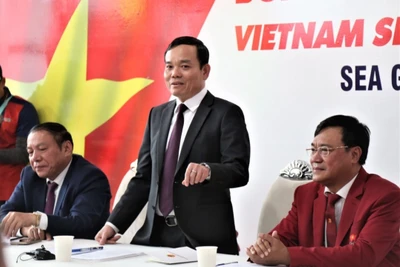 Phó Thủ tướng Trần Lưu Quang phát biểu ý kiến. 