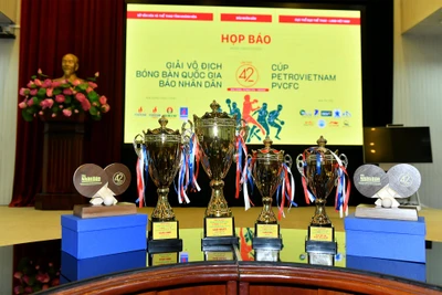 [Ảnh] Họp báo Giải vô địch bóng bàn quốc gia Báo Nhân Dân lần thứ 42