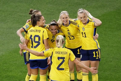 Đội tuyển nữ Thụy Điển giành hạng ba World Cup nữ 2023. (Ảnh: Reuters) 